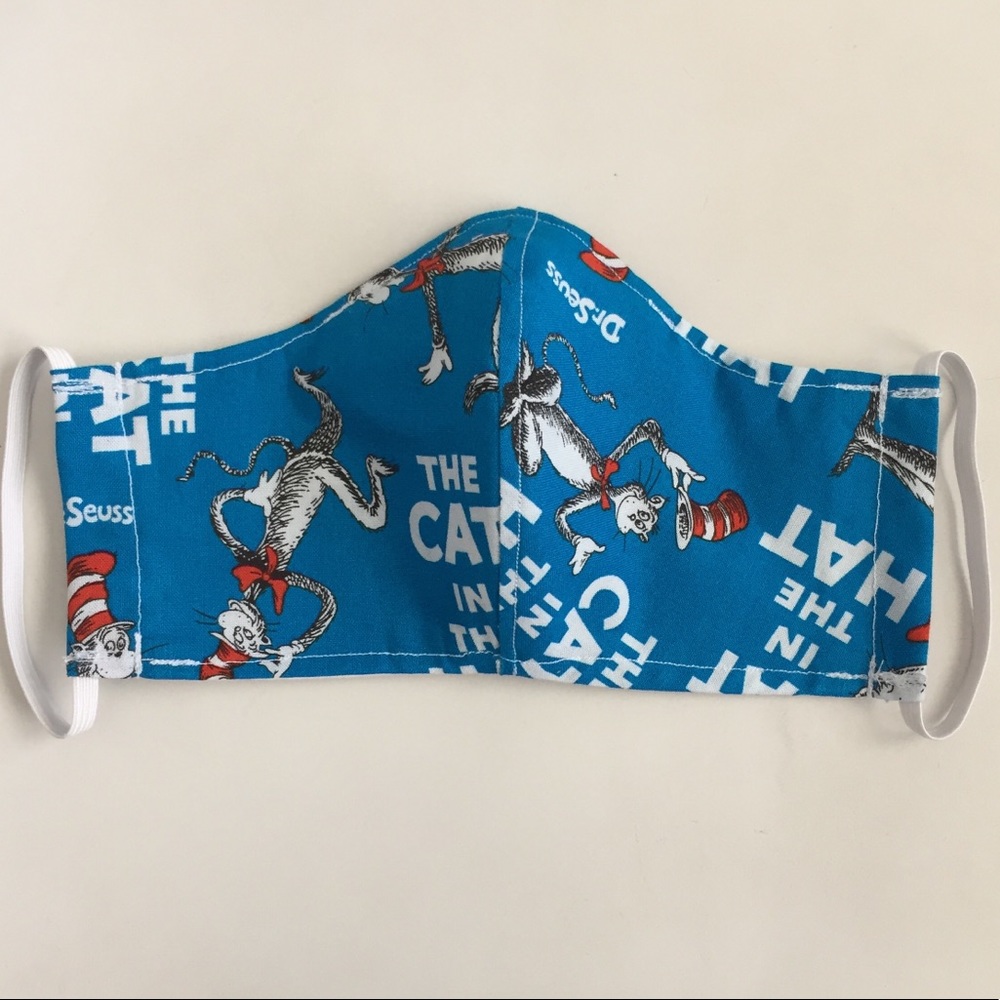 KIDS Handmade Face Mask w/nosewire/Filter Pocket
